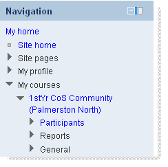 navigation block